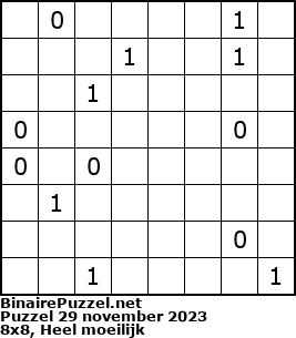 Binaire Puzzel