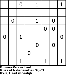 Binaire Puzzel
