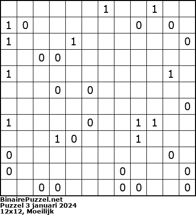 Binaire Puzzel