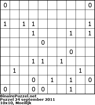 Binaire Puzzel