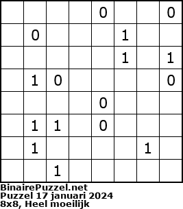 Binaire Puzzel