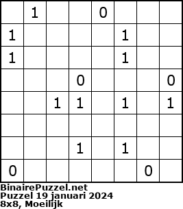 Binaire Puzzel