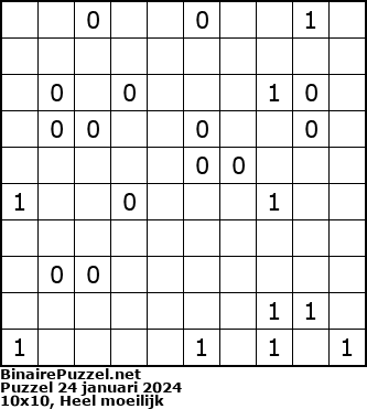 Binaire Puzzel