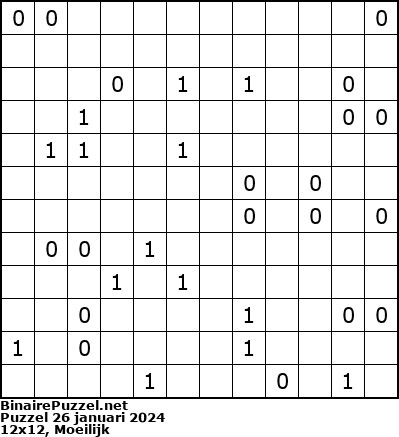 Binaire Puzzel