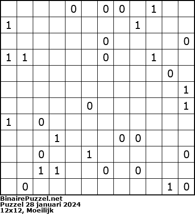Binaire Puzzel