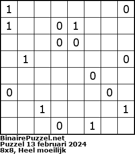 Binaire Puzzel
