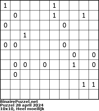Binaire Puzzel
