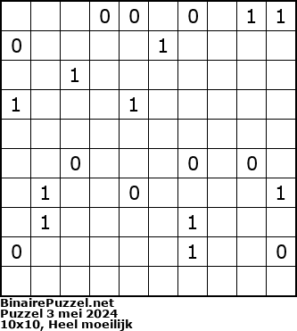 Binaire Puzzel