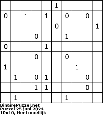 Binaire Puzzel