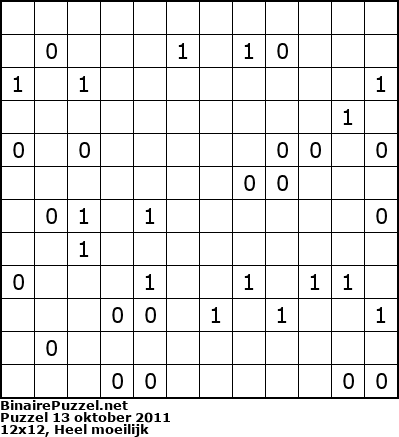 Binaire Puzzel