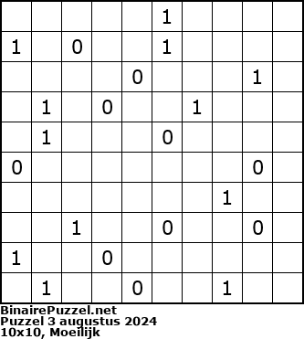 Binaire Puzzel