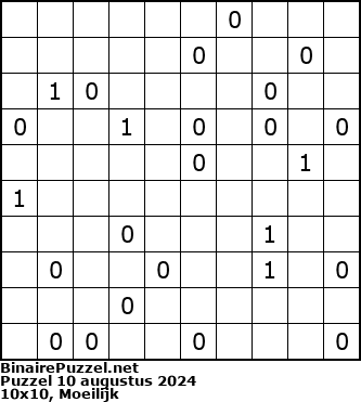 Binaire Puzzel