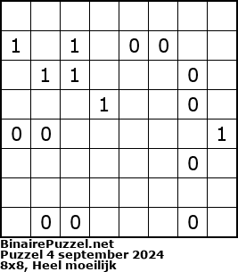 Binaire Puzzel