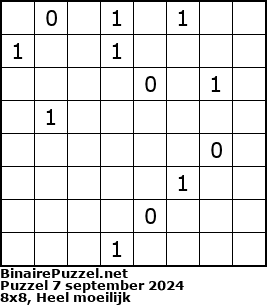 Binaire Puzzel