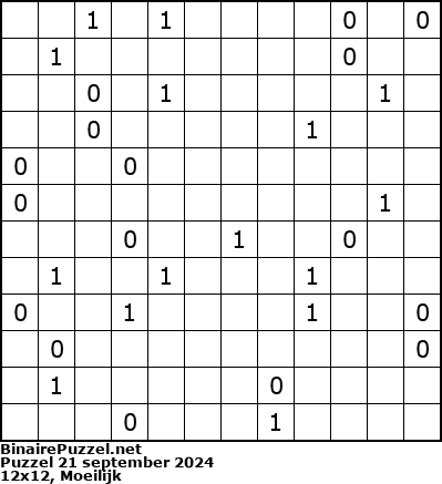 Binaire Puzzel
