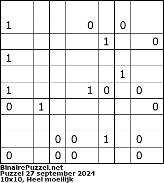 Binaire Puzzel