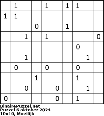 Binaire Puzzel