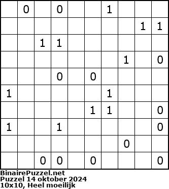 Binaire Puzzel