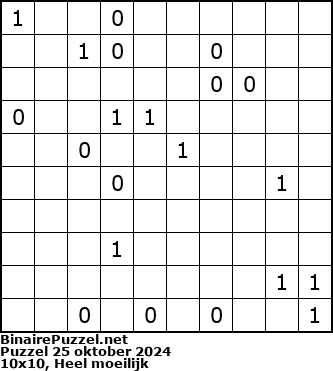 Binaire Puzzel
