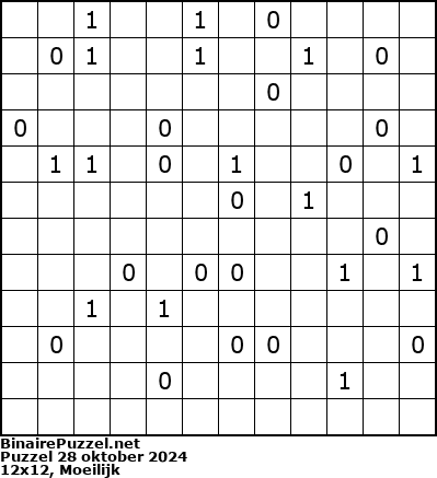 Binaire Puzzel