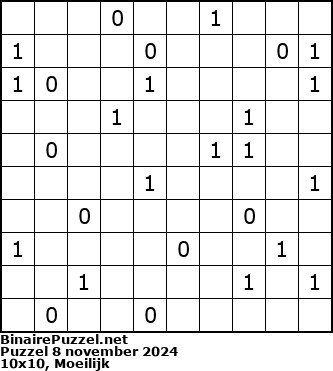 Binaire Puzzel
