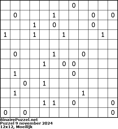 Binaire Puzzel