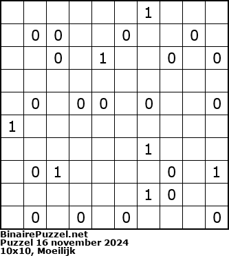 Binaire Puzzel