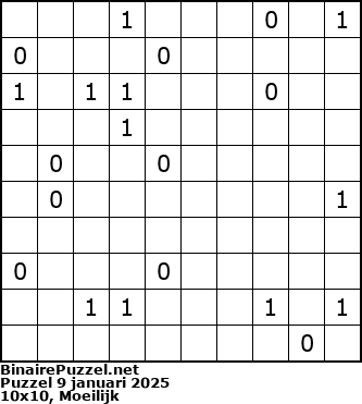 Binaire Puzzel