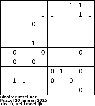 Binaire Puzzel