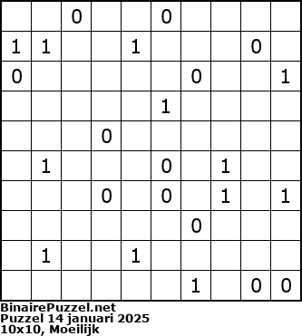 Binaire Puzzel