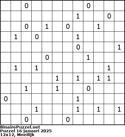Binaire Puzzel