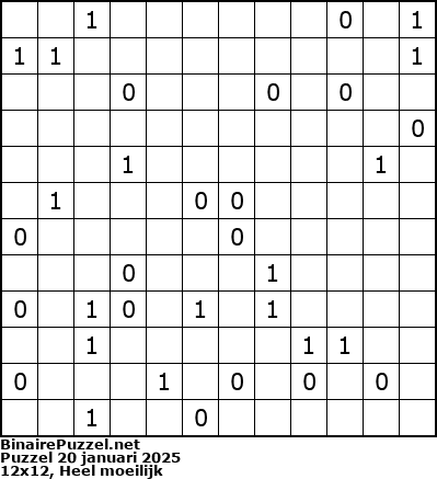 Binaire Puzzel