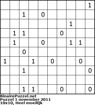 Binaire Puzzel