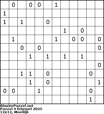 Binaire Puzzel