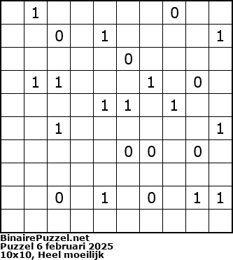 Binaire Puzzel