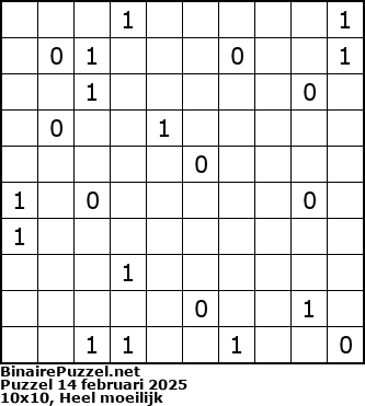 Binaire Puzzel