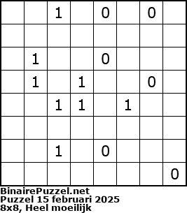 Binaire Puzzel