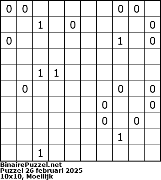 Binaire Puzzel