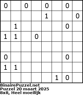 Binaire Puzzel