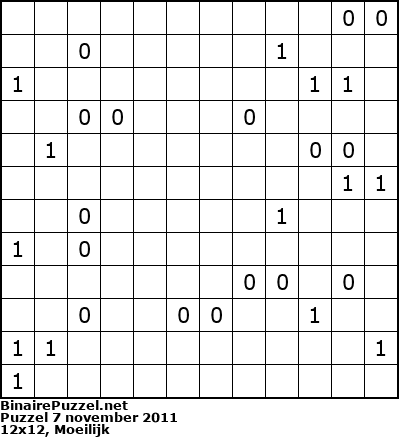 Binaire Puzzel