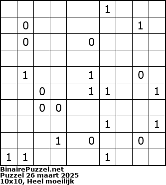 Binaire Puzzel
