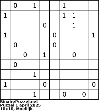 Binaire Puzzel