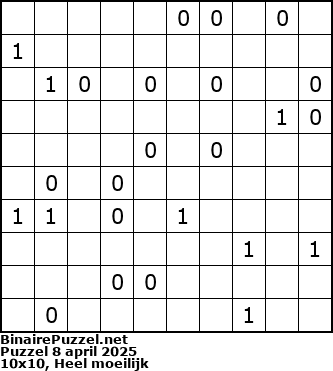 Binaire Puzzel