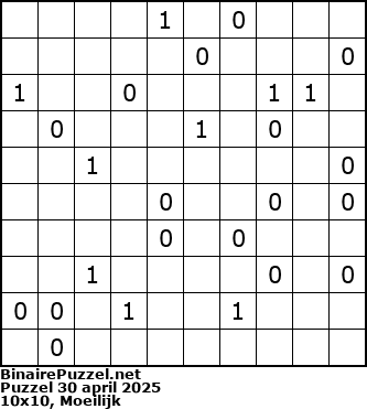 Binaire Puzzel