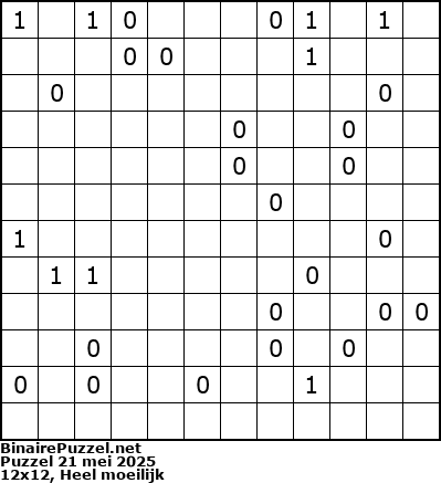 Binaire Puzzel