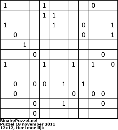 Binaire Puzzel