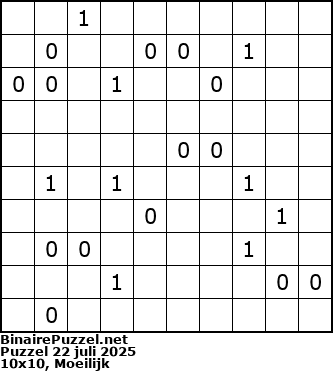 Binaire Puzzel