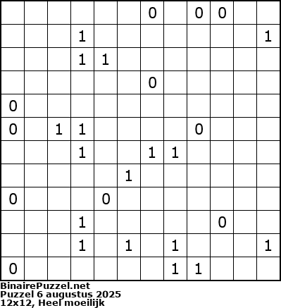 Binaire Puzzel