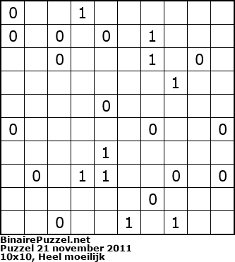 Binaire Puzzel
