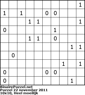 Binaire Puzzel